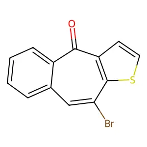 10-Bromo-4H-benzo[4,5]cyclohepta[1,2-b]thiophen-4-one structure
