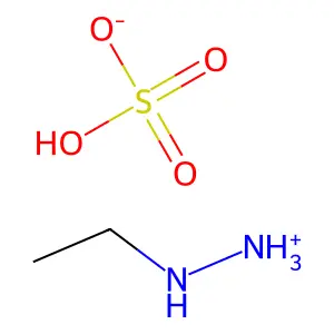 Ethylhydrazine sulphate structure