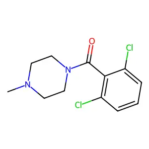 1-(2,6-DICHLOROBENZOYL)-4-METHYLPIPERAZINE structure