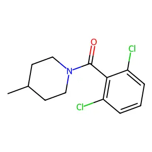 1-(2,6-DICHLOROBENZOYL)-4-METHYLPIPERIDINE structure