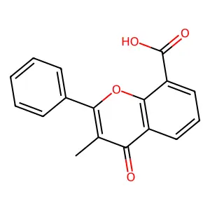 Compound C17H12O4 structure