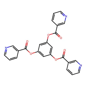 Benzene-1,3,5-triyl trinicotinate structure