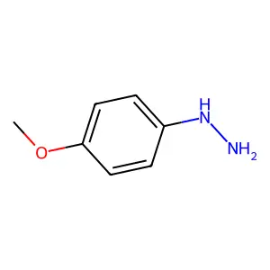 (4-Methoxyphenyl)hydrazine structure