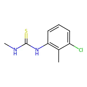 1-(3-chloro-2-methylphenyl)-3-methylthiourea structure