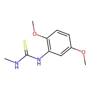 1-(2,5-dimethoxyphenyl)-3-methyl-2-thiourea structure