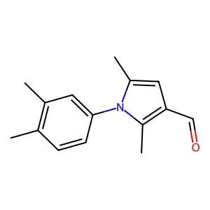 1-(3,4-dimethylphenyl)-2,5-dimethyl-1H-pyrrole-3-carbaldehyde structure