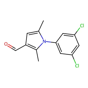 1-(3,5-dichlorophenyl)-2,5-dimethyl-1H-pyrrole-3-carbaldehyde structure