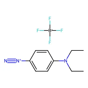 Benzenediazonium, 4-(diethylamino)-, tetrafluoroborate(1-) structure
