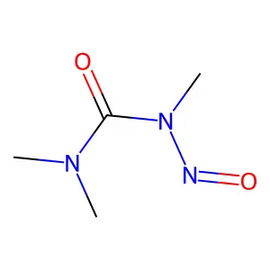 TRIMETHYLNITROSOUREA structure