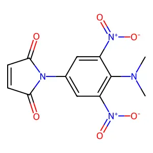 N-(4-Dimethylamino-3,5-dinitrophenyl)maleimide structure