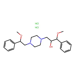 ZIPEPROL DIHYDROCHLORIDE structure