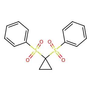 1,1-Di(phenylsulfonyl)-cyclopropane structure