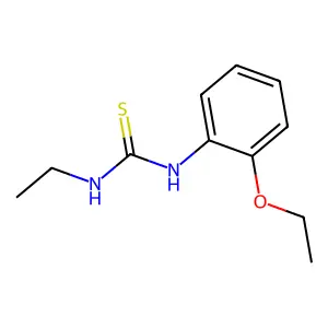 1-(2-ethoxyphenyl)-3-ethylthiourea structure