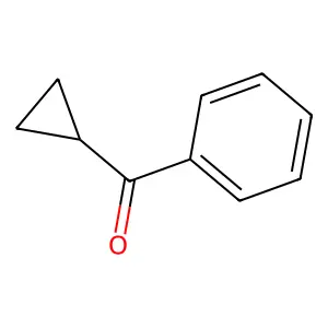 Cyclopropyl phenyl ketone structure