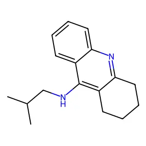 1,2,3,4-Tetrahydro-N-(isobutyl)-9-acridinamine structure
