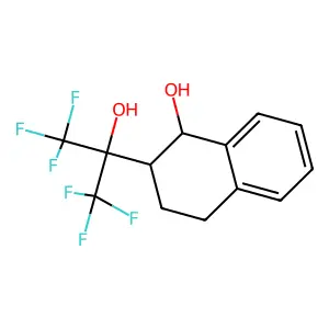 Compound C13H12F6O2 structure