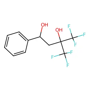 Compound C11H10F6O2 structure