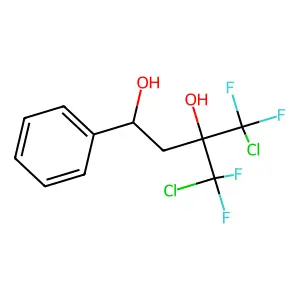 1,1-Bis(chlorodifluoromethyl)-3-phenyl-1,3-propanediol structure