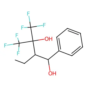 Compound C13H14F6O2 structure