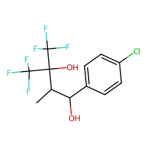 Compound C12H11ClF6O2 structure