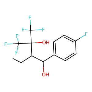 Compound C13H13F7O2 structure