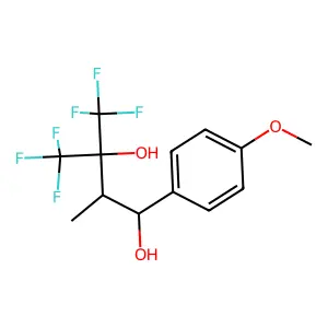 Compound C13H14F6O3 structure