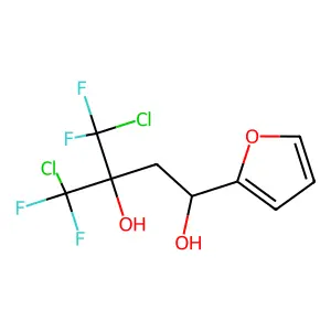 Compound C9H8Cl2F4O3 structure