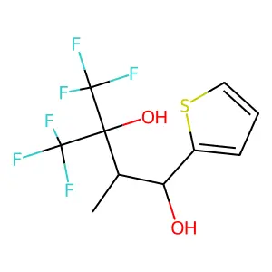 Compound C10H10F6O2S structure
