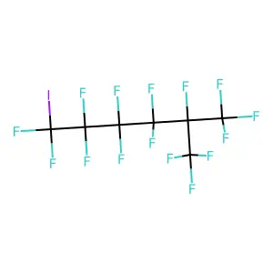 1,1,1,2,3,3,4,4,5,5,6,6-dodecafluoro-6-iodo-2-(trifluoromethyl)hexane structure