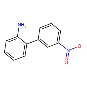 2-BIPHENYLAMINE, 3'-NITRO- structure