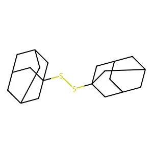 1-(1-adamantyldisulfanyl)adamantane structure