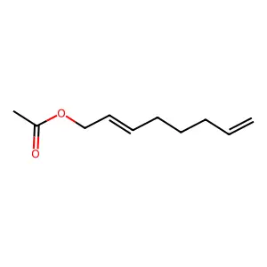 octa-2,7-dienyl acetate structure
