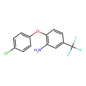 2-(4-Chlorophenoxy)-5-(trifluoromethyl)aniline structure