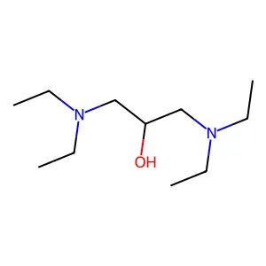 1,3-bis-(diethylamino)-2-propanol structure