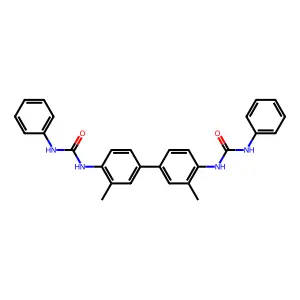 1-[2-methyl-4-[3-methyl-4-(phenylcarbamoylamino)phenyl]phenyl]-3-phenylurea structure