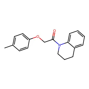 1-(3,4-Dihydro-2H-quinolin-1-yl)-2-p-tolyloxy-ethanone structure
