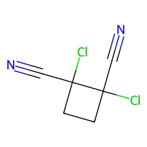1,2-dichlorocyclobutane-1,2-dicarbonitrile structure