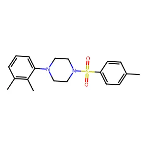 1-(2,3-dimethylphenyl)-4-(4-methylphenyl)sulfonylpiperazine structure