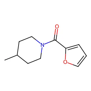 1-(2-furoyl)-4-methylpiperidine structure