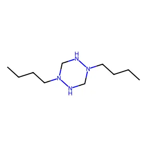 1,2,4,5-Tetrazine, 1,4-dibutylhexahydro- structure