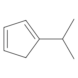 1,3-Cyclopentadiene, 1-(1-methylethyl) structure