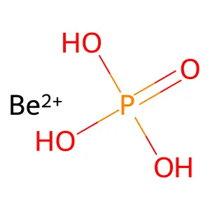 Phosphoric acid, beryllium salt structure