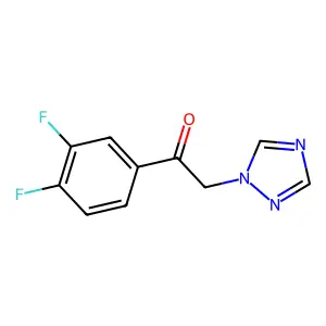 1-(3,4-difluorophenyl)-2-(1,2,4-triazol-1-yl)ethanone structure