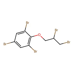 1,3,5-tribromo-2-(2,3-dibromopropoxy)benzene structure