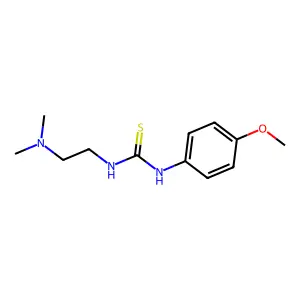 1-[2-(dimethylamino)ethyl]-3-(4-methoxyphenyl)thiourea structure