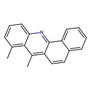7,8-Dimethylbenz(c)acridine structure