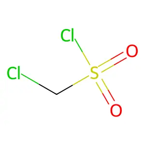 Chloromethanesulfonyl chloride structure