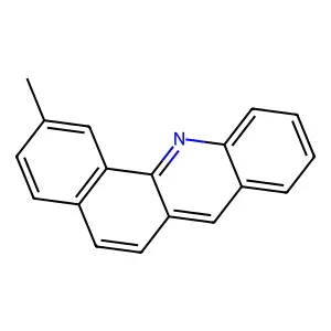 Benz(c)acridine, 5-methyl- structure