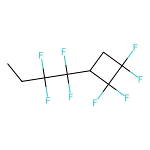 1,1,2,2-Tetrafluoro-3-(1,1,2,2-tetrafluorobutyl)cyclobutane structure