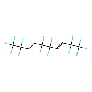 1,1,1,2,2,5,5,6,6,9,9,10,10,10-tetradecafluorodec-3-ene structure